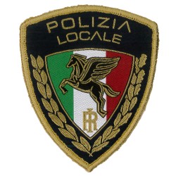 Sicur.an Scudetto Pegaso formato 3d in alta definizione Polizia locale e municipale