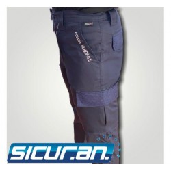 Sicur.an Pantalone tecnico operativo Tessuto comfort con tasconi laterali reflex